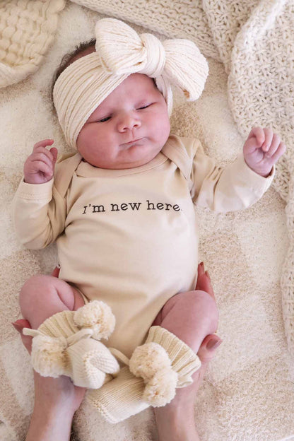 Long Sleeve Graphic Bodysuits | Natural