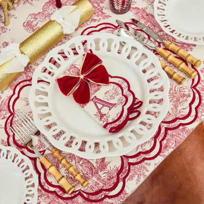 White Lace Starter Plate