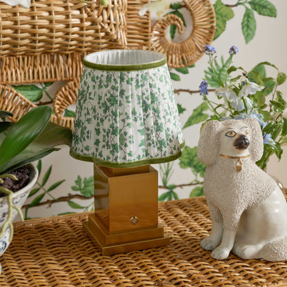 Green Floral Lampshade (18cm)
