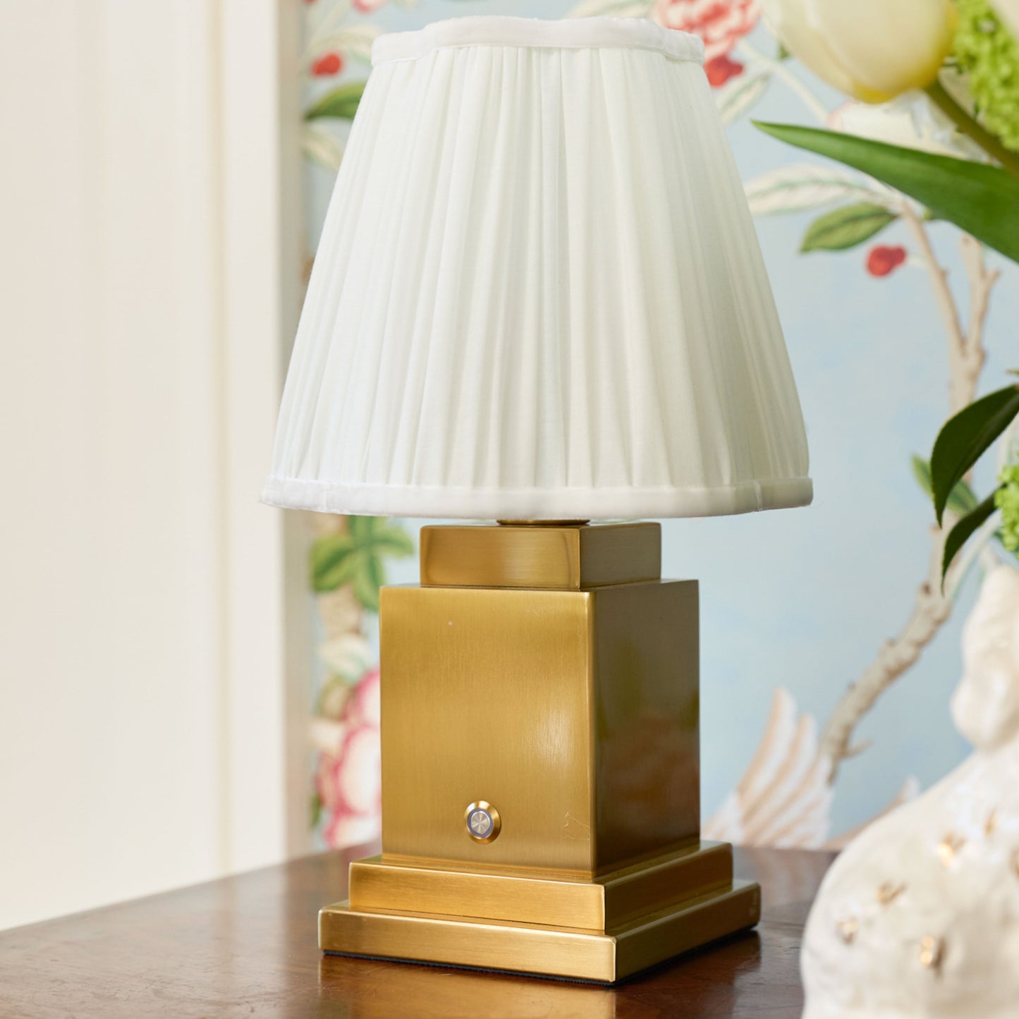 Cream Pleated Lampshade (18cm)