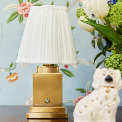 Cream Pleated Lampshade (18cm)