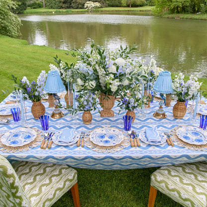 Blue Flowers Dinner Plate