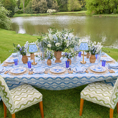 Blue Flowers Dinner Plate