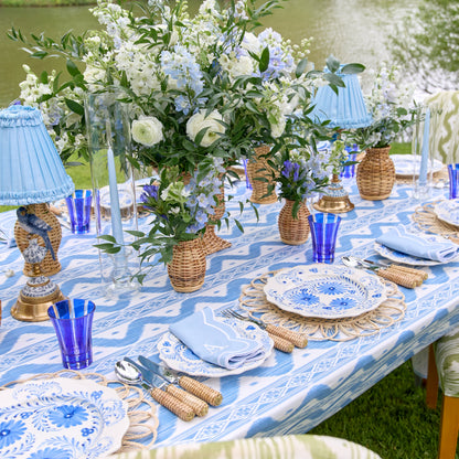 Blue Flowers Dinner Plates (Set of 4)