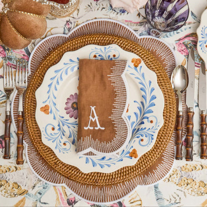 Caramel Alathea Linen Placemats (Set of 4)