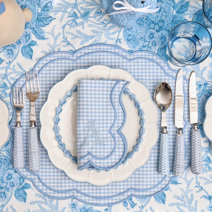 Blue Eloise Gingham Napkins (Set of 4)