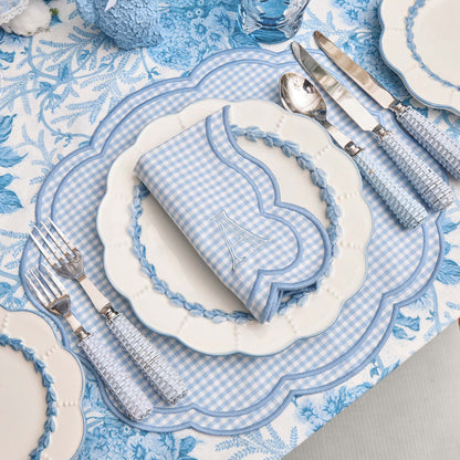 Blue Eloise Gingham Napkins (Set of 4)