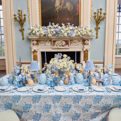 Blue Eloise Gingham Placemats & Napkins (Set of 4)