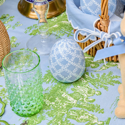 Emerald Hobnail Glasses & Jug Set