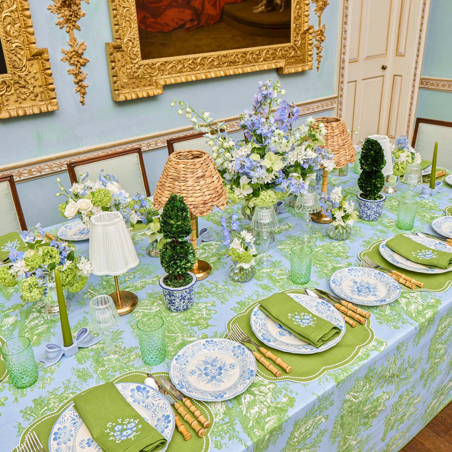 Blue Pandora Dinner Plate