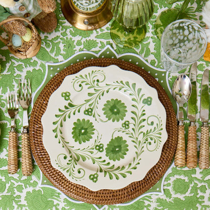 Evergreen Flowers Dinner Plate
