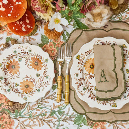 Sand & Green Elizabeth Placemats (Set of 4)