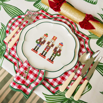 Red & Green Felix Gingham Napkins (Set of 4)