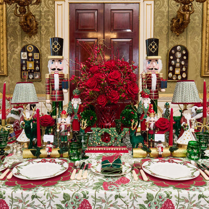 Red & Green Lily Placemats (Set of 4)