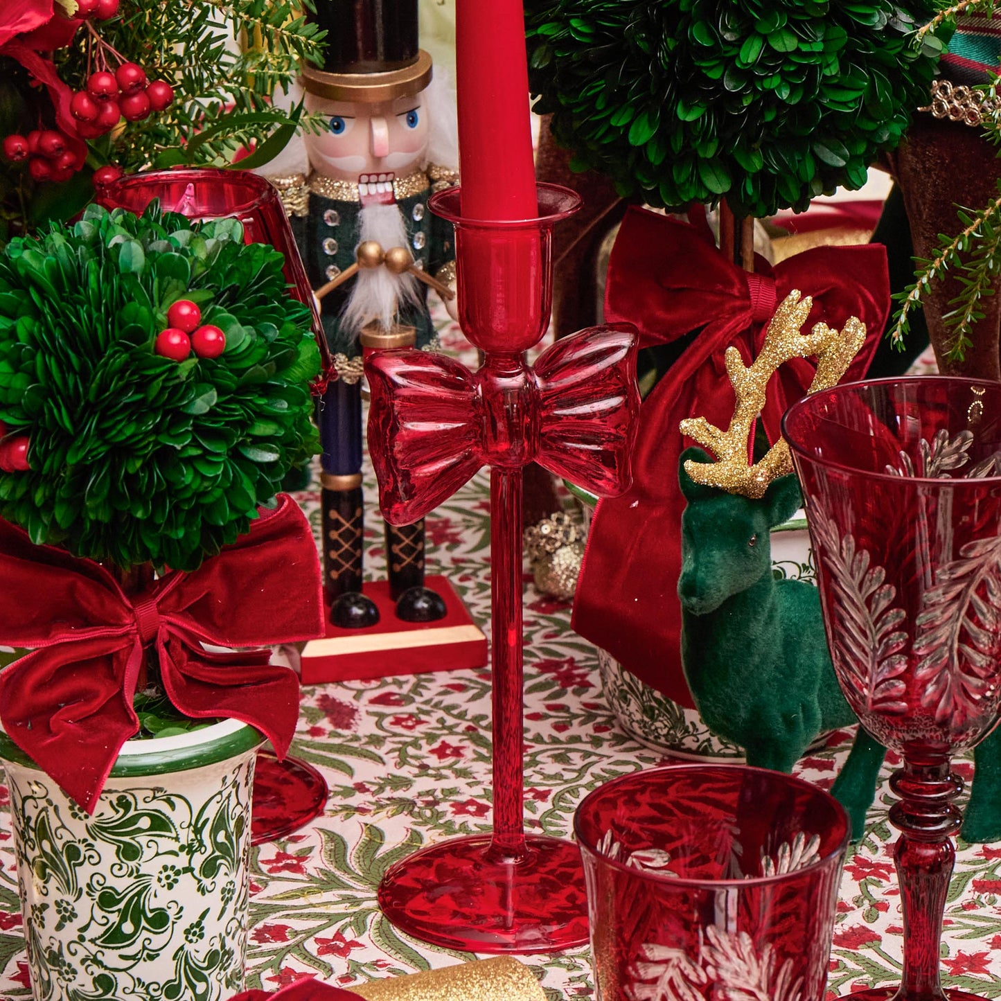Red Berry Candles (Set of 8)