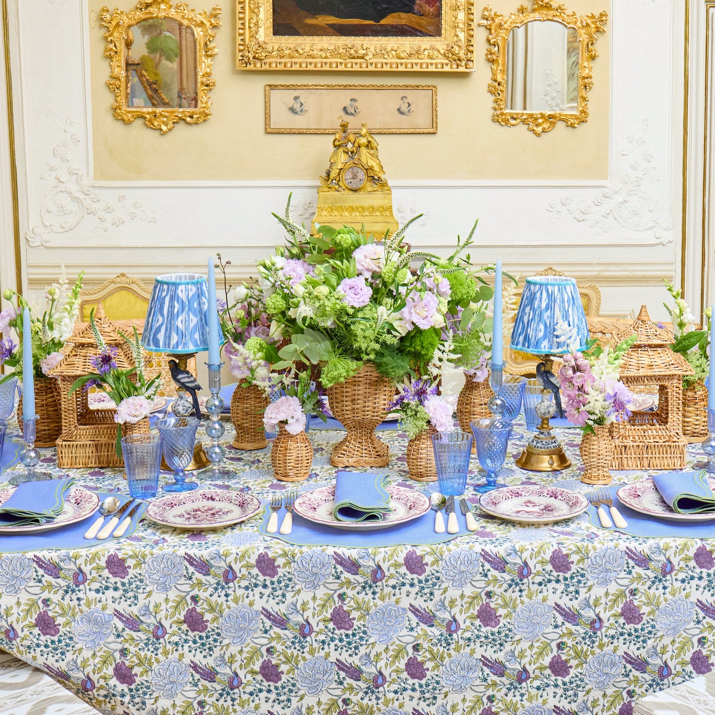 Bluebell & Green Eloise Linen Napkins (Set of 4)