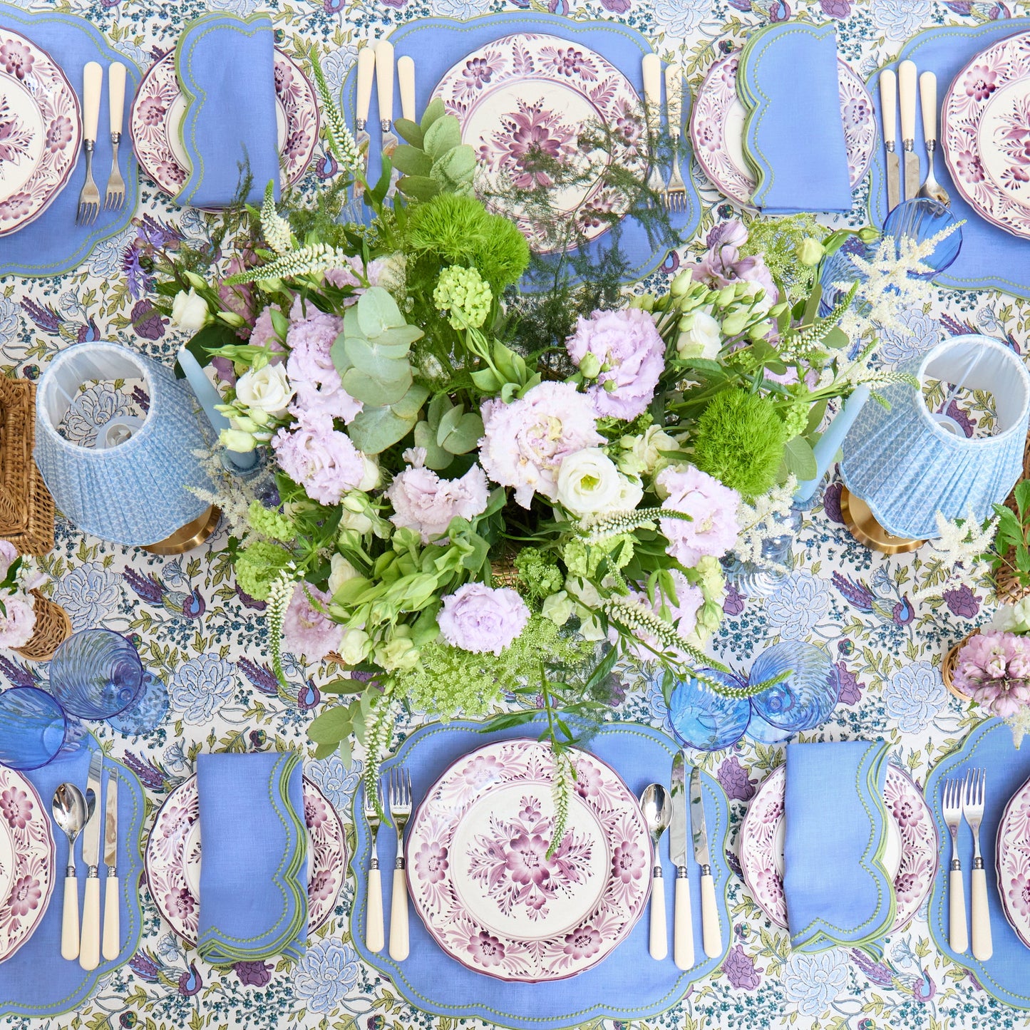 Purple Pandora Starter Plates (Set of 4)