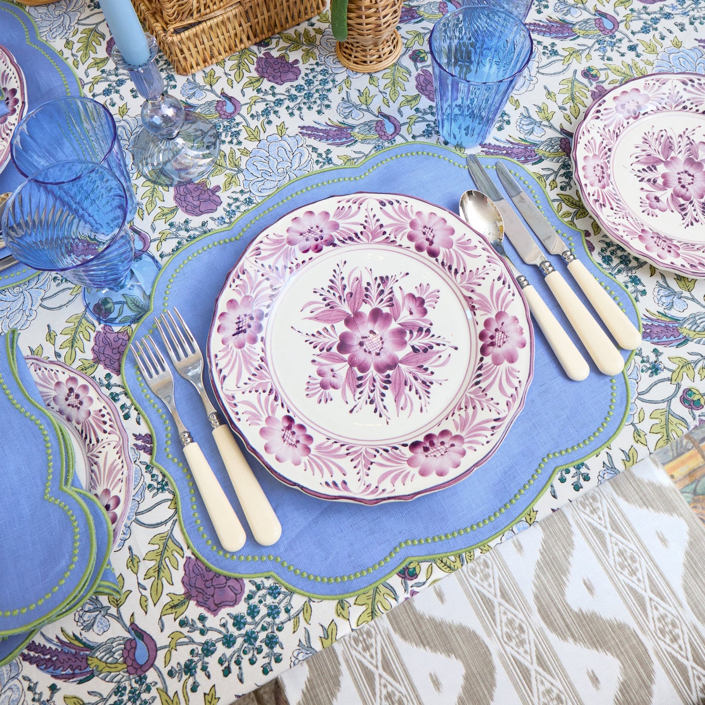 Purple Pandora Starter Plates (Set of 4)
