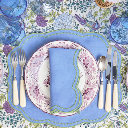 Bluebell & Green Eloise Linen Napkins (Set of 4)