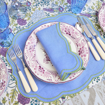 Bluebell & Green Eloise Linen Napkins (Set of 4)