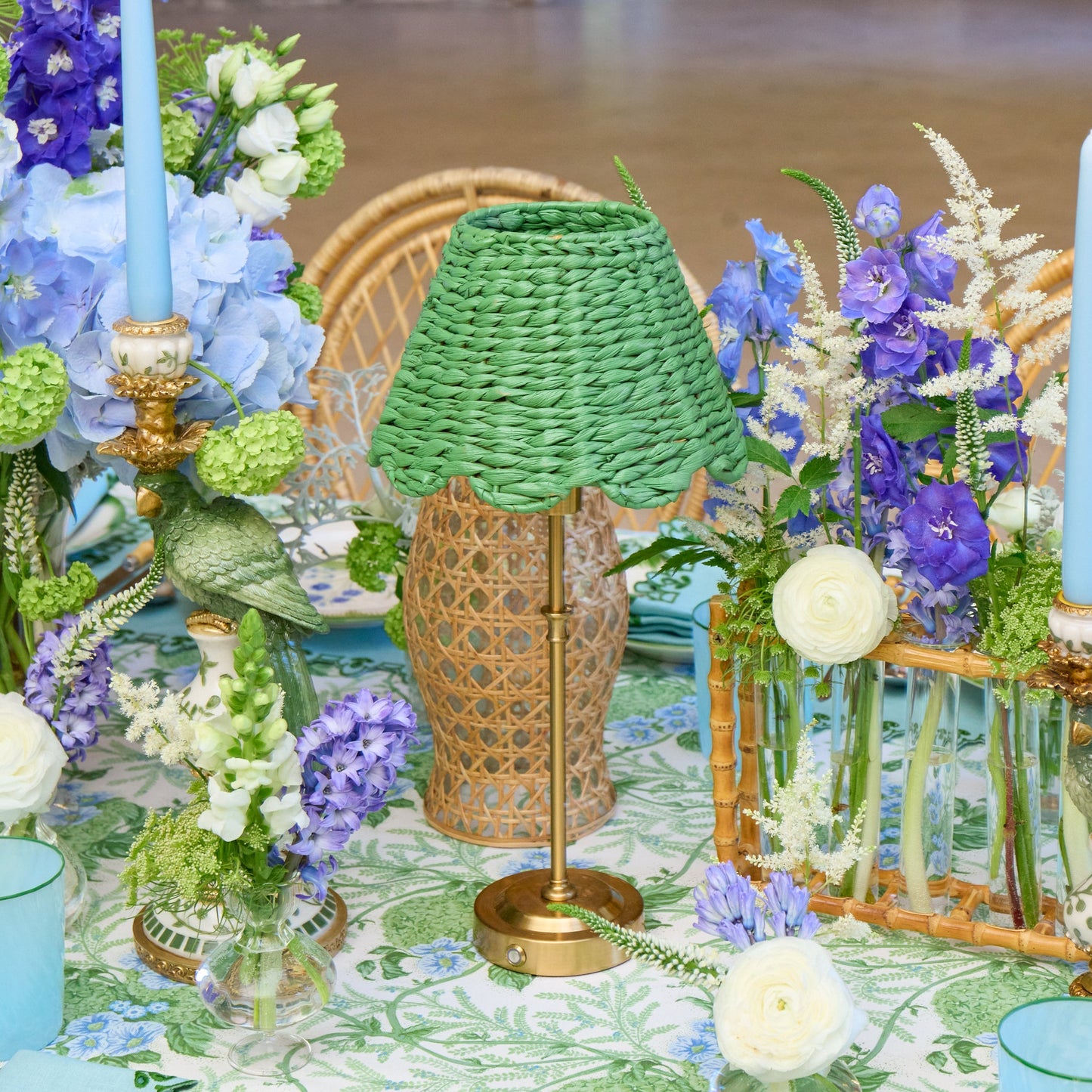 Green Seagrass Lampshade (21cm)
