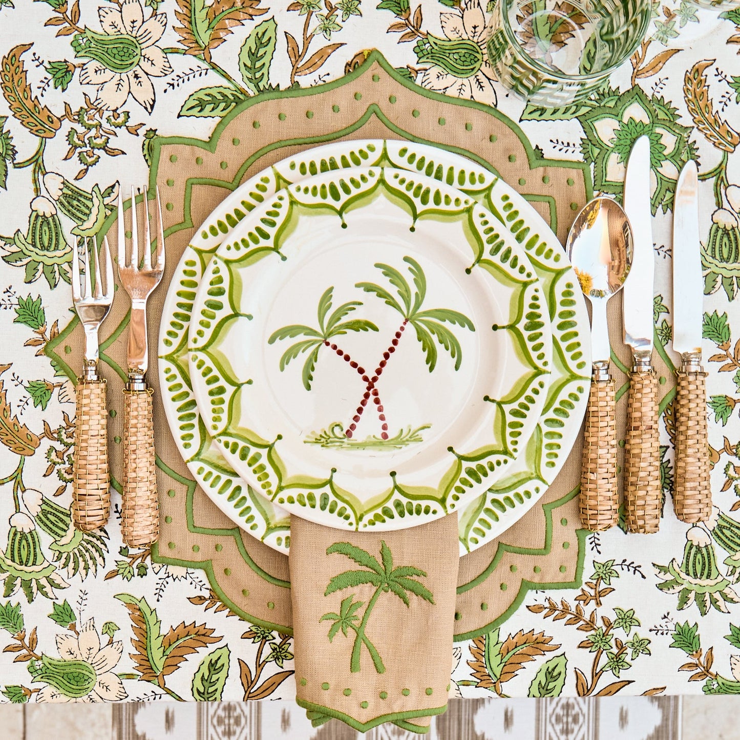 Jardin de Palmier Starter Plates (Set of 4)