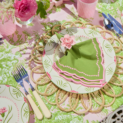 Petal Pink Fiore Napkin Rings (Set of 4)