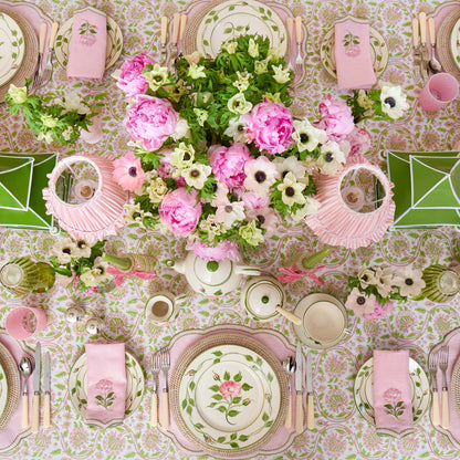 Pink & Green Eloise Linen Placemats (Set of 4)