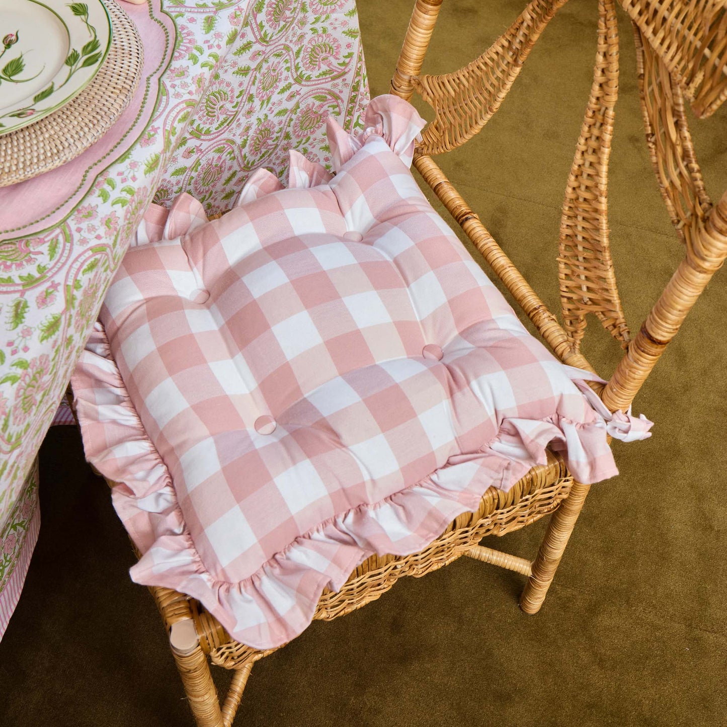 Celine Bow Rattan Chair