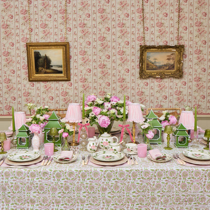 Pink & Green Eloise Linen Placemats (Set of 4)