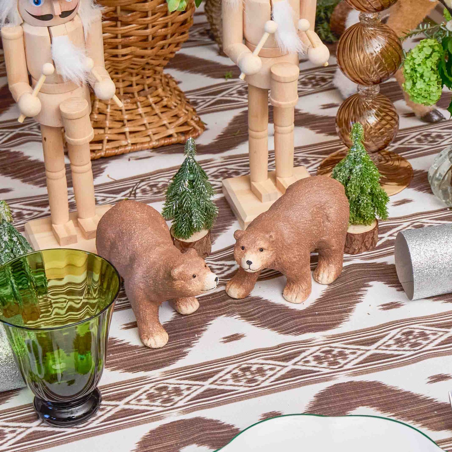 Woodland Brown Bear Family