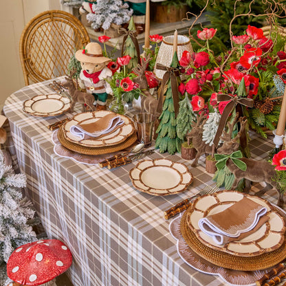 Caramel Alathea Linen Placemats (Set of 4)
