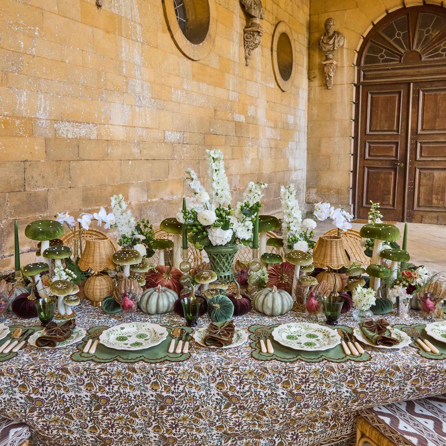 Engraved Vases (Trio)