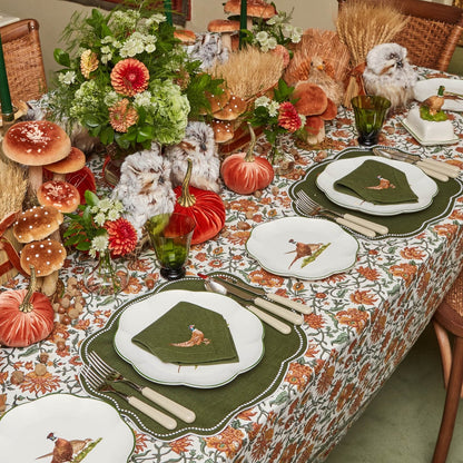 Forest Green Eloise Linen Placemats (Set of 4)