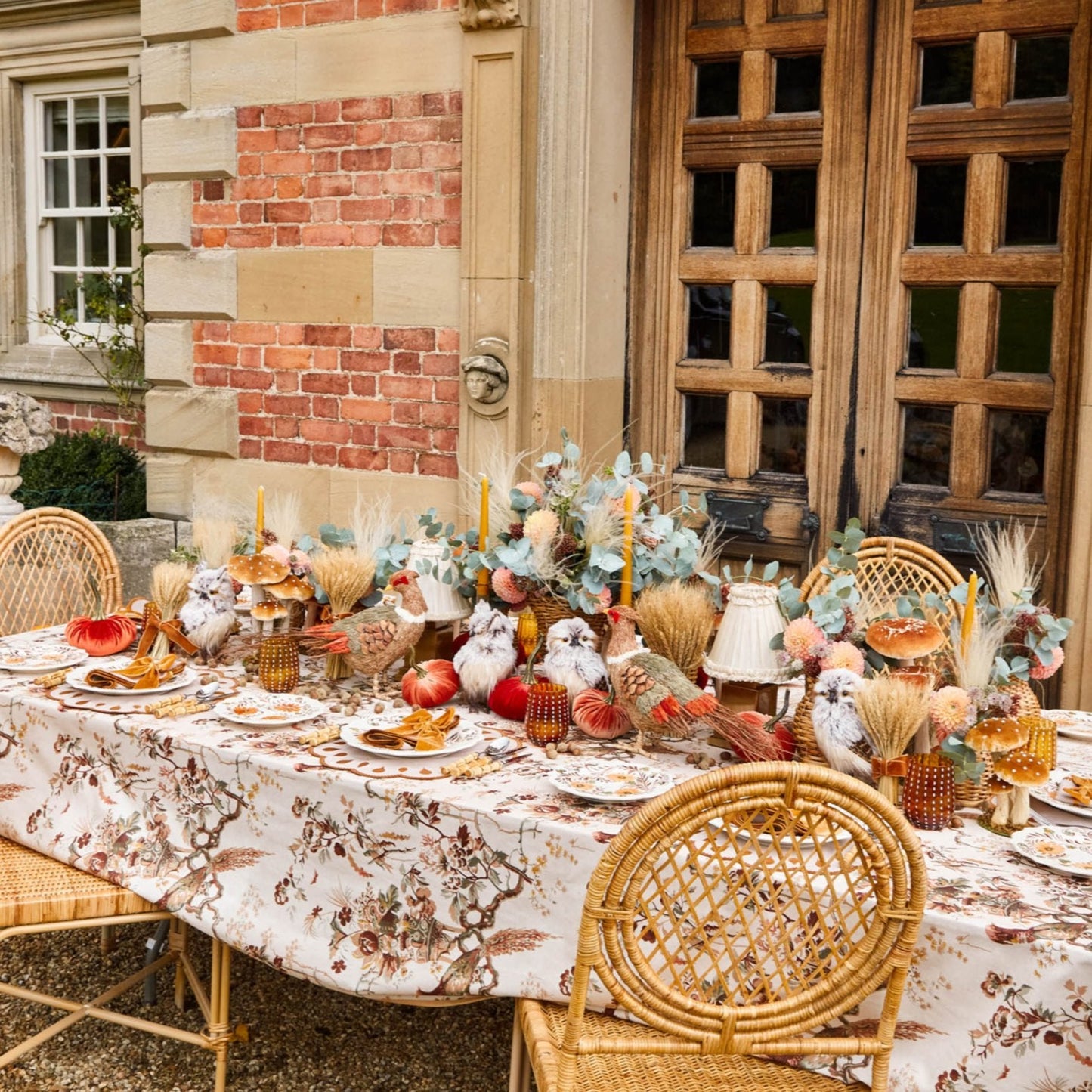 Pheasant & Flora Tablecloth