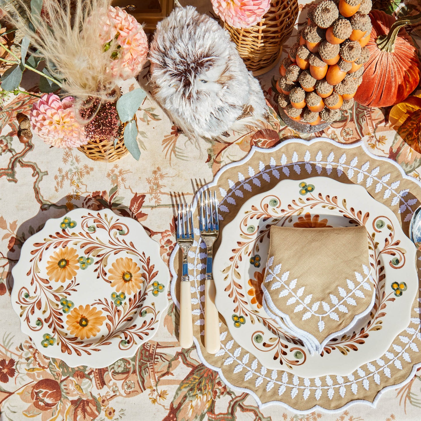 Pheasant & Flora Tablecloth