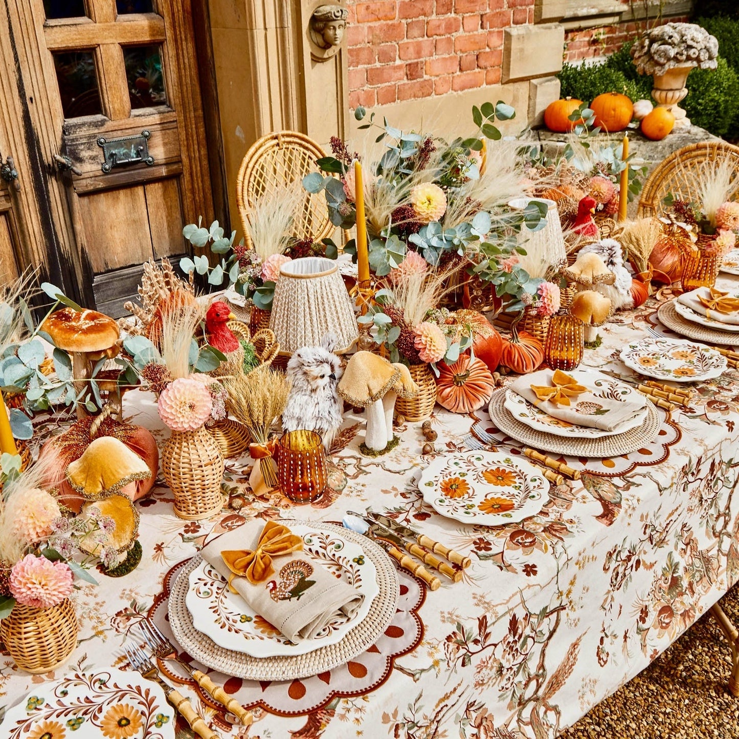 Pheasant & Flora Tablecloth