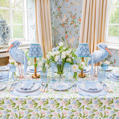 Blue Serena Appliqué Placemats (Set of 4)