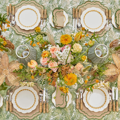 Putty Laurel Dinner Plate