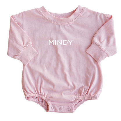 Personalized Long Sleeve Bubble Romper | Spring