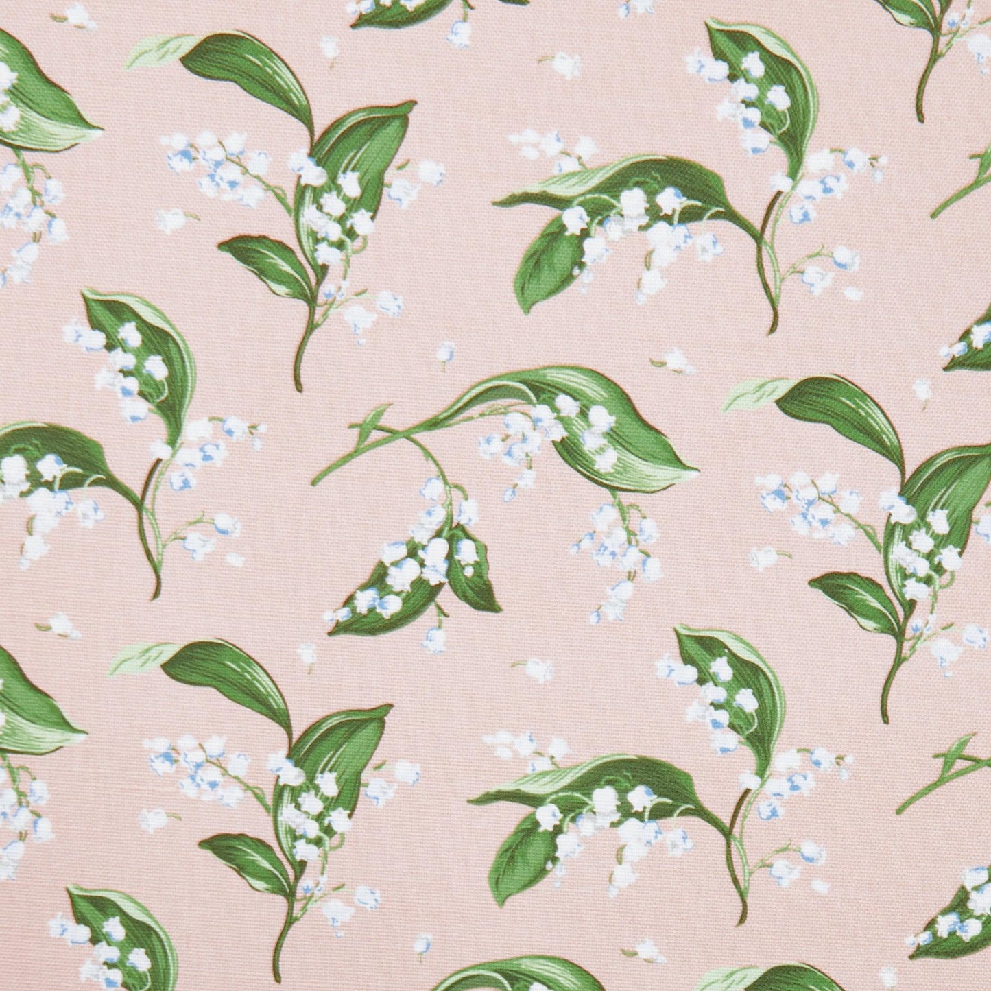 Pink Lily of the Valley Fabric