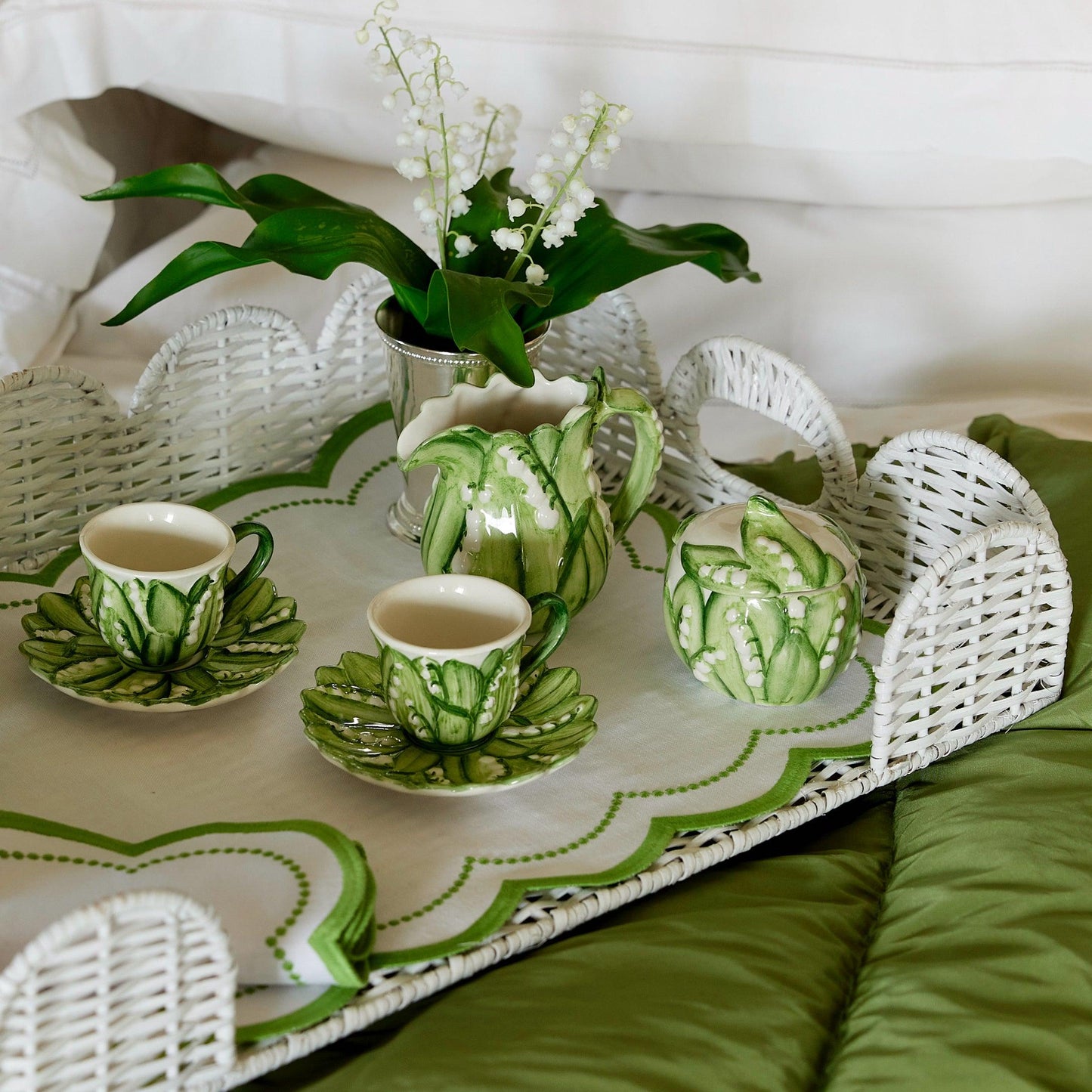 Lily of the Valley Sugar Pot