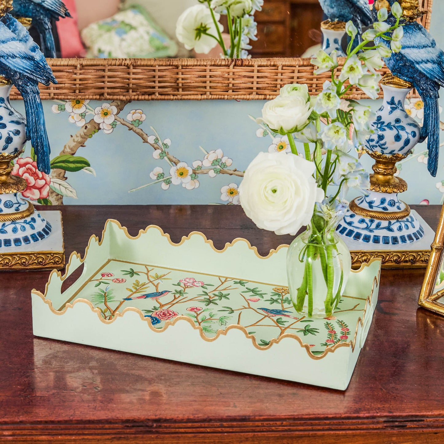 Small  Chinoiserie Tole Tray
