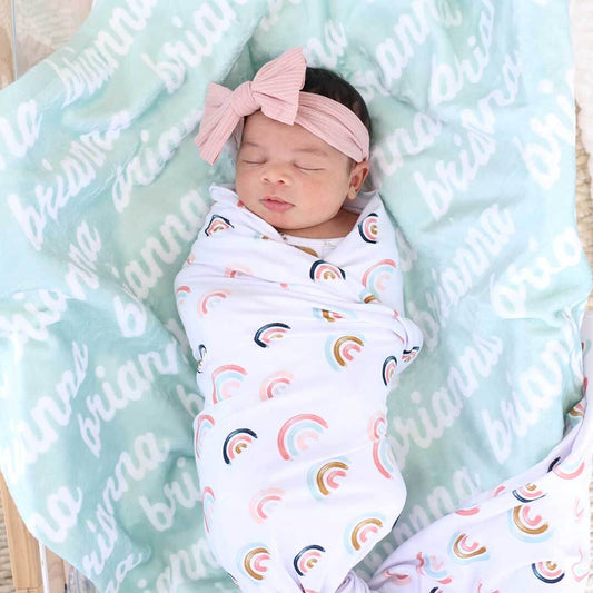 Modern Boho Personalized Color Blanket