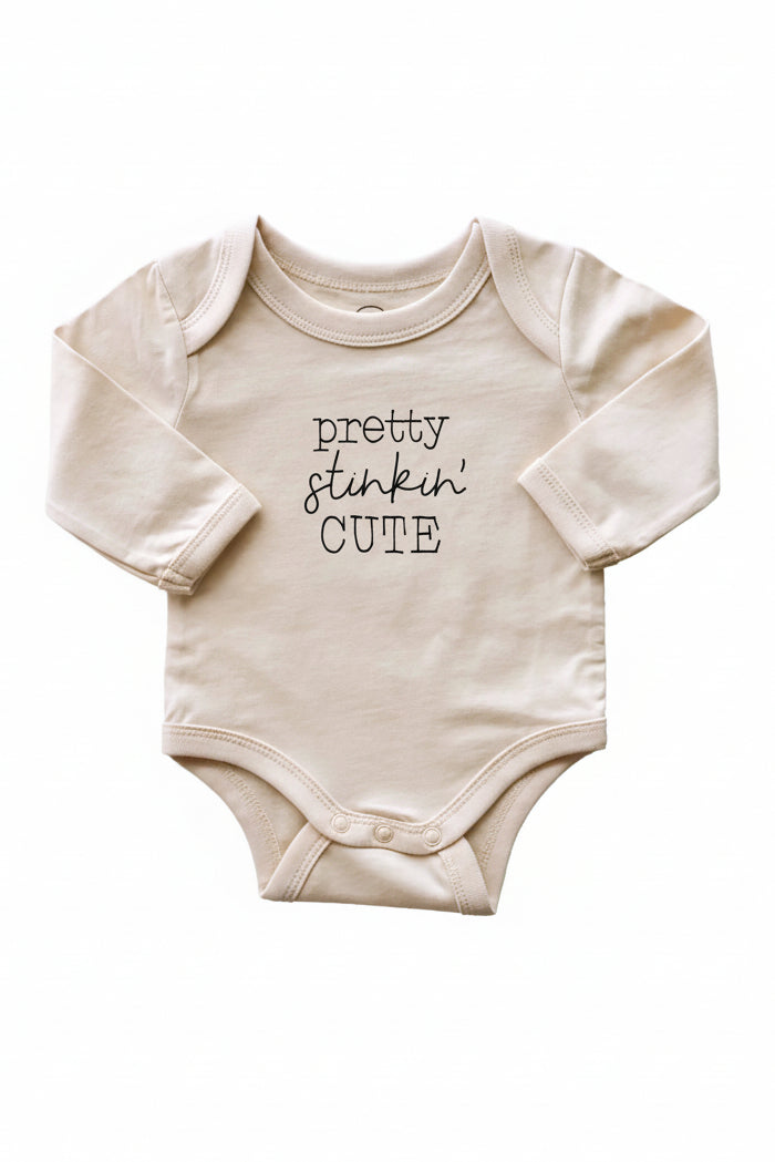 Long Sleeve Graphic Bodysuits | Natural