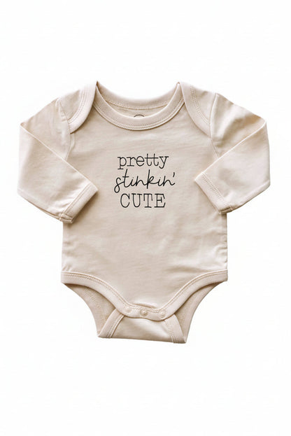 Long Sleeve Graphic Bodysuits | Natural