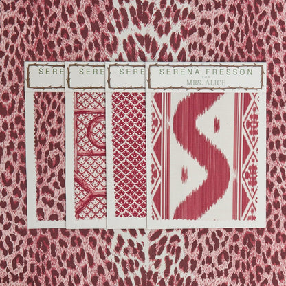 Raspberry Pink Leopard Fabric