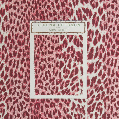 Raspberry Pink Leopard Fabric