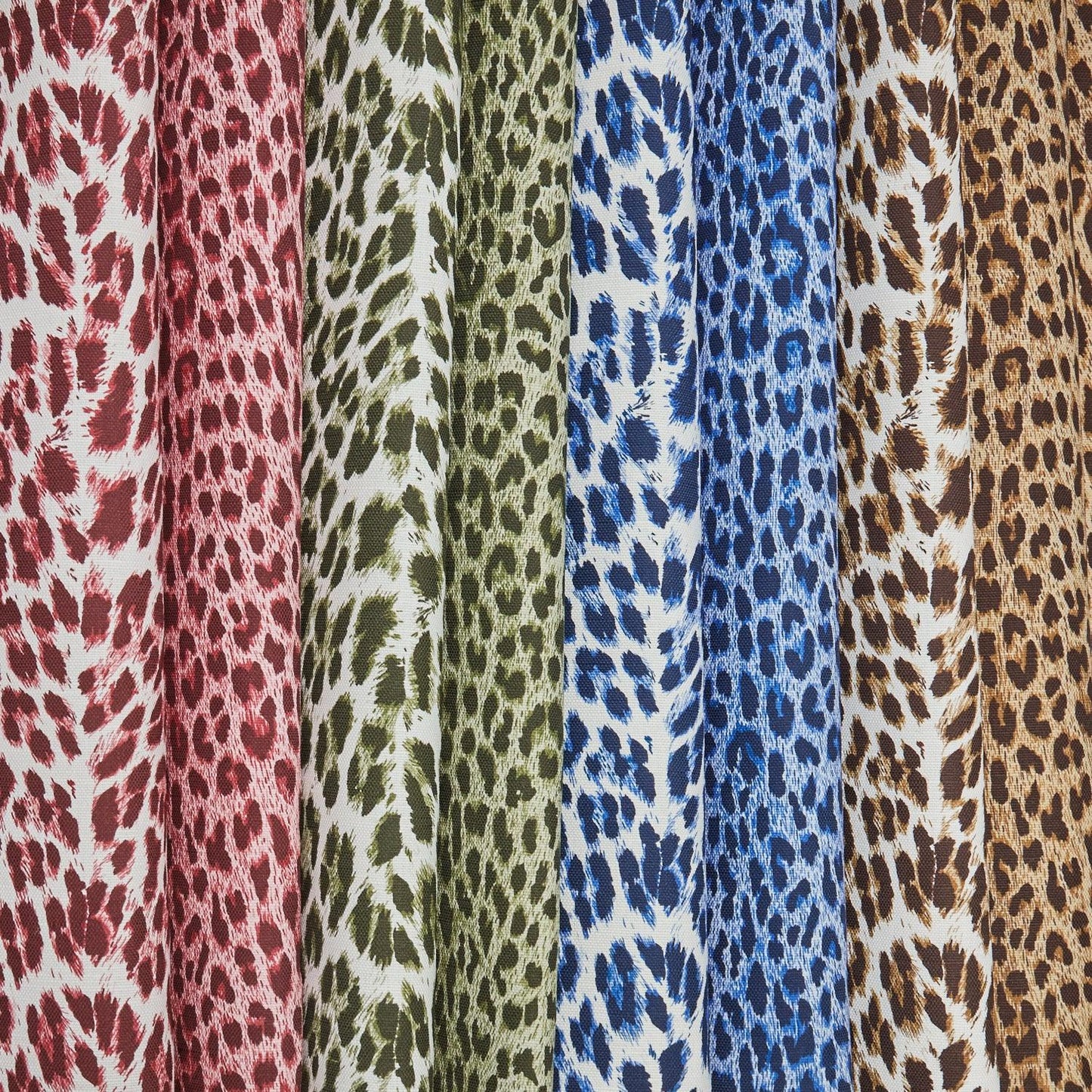 Raspberry Pink Leopard Fabric