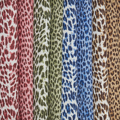 Raspberry Pink Leopard Fabric